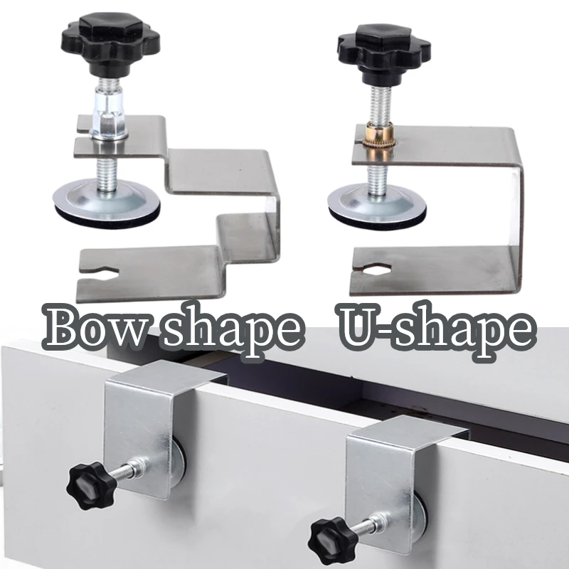 

Stainless Steel Drawer Front Installation Clamps Joinery Clamp Adjustable Cabinet Fixing Clip Tool