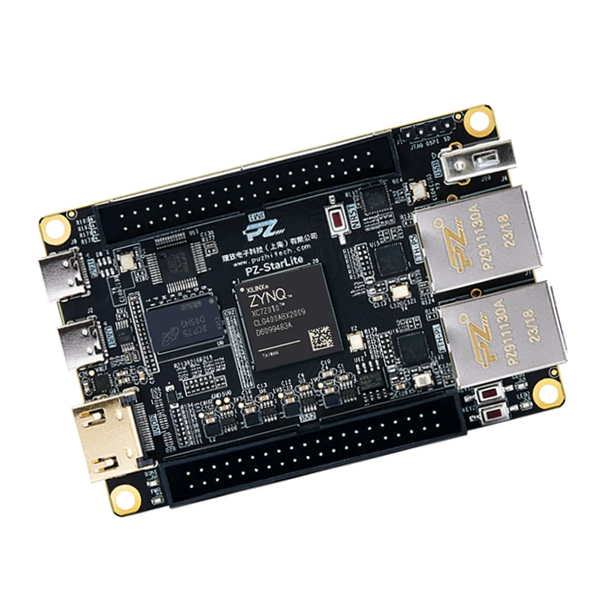 недорогая плата разработки fpga PZ7010-StarLite без разъемов одноплатная