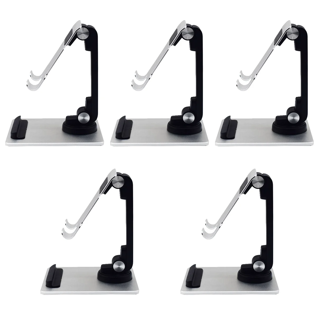 

5pcs Cell Stand 360° Rotating Holder Foldable Holder Desk Bracket