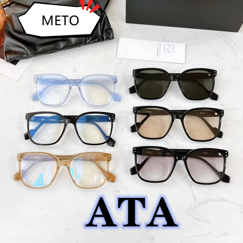 

GENTLE ATA MONST METO Glasses Frame Women Men Blue Light Blocking Prescription Trend Fashion Myopia Clear Eyeglasses Daily GM
