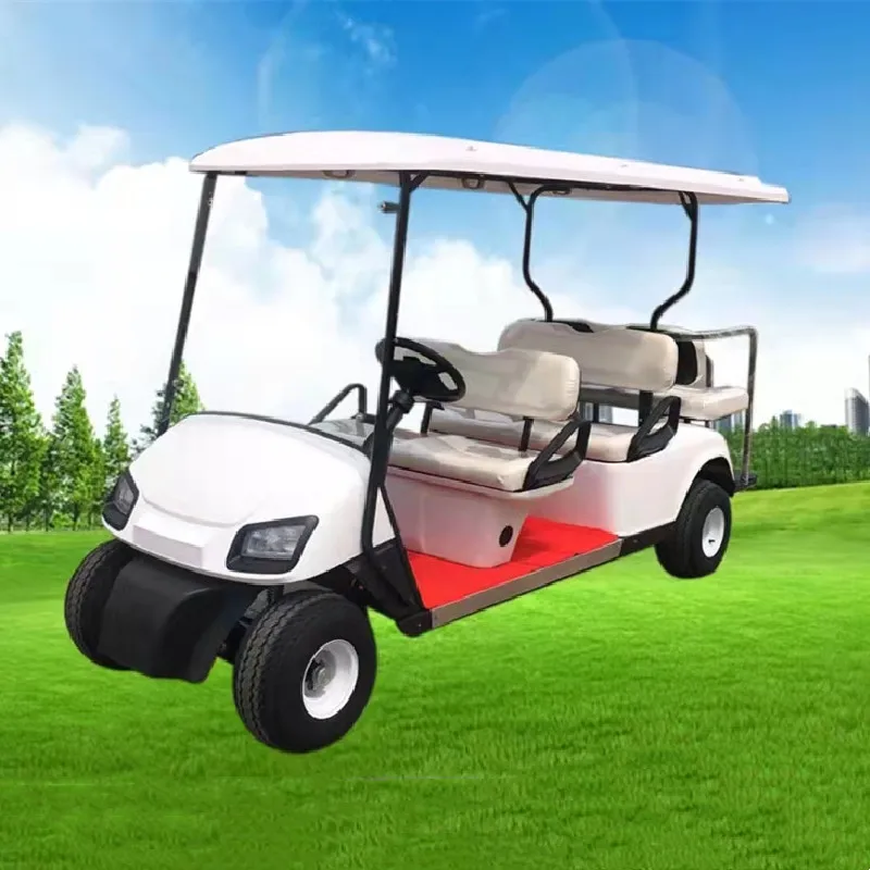 

Hot-Selling New Energy Vehicle 6-Seater Electric Golf Cart With 72V 3.5KW Battery Can Be Equipped With Rain Curtain And Sunshade