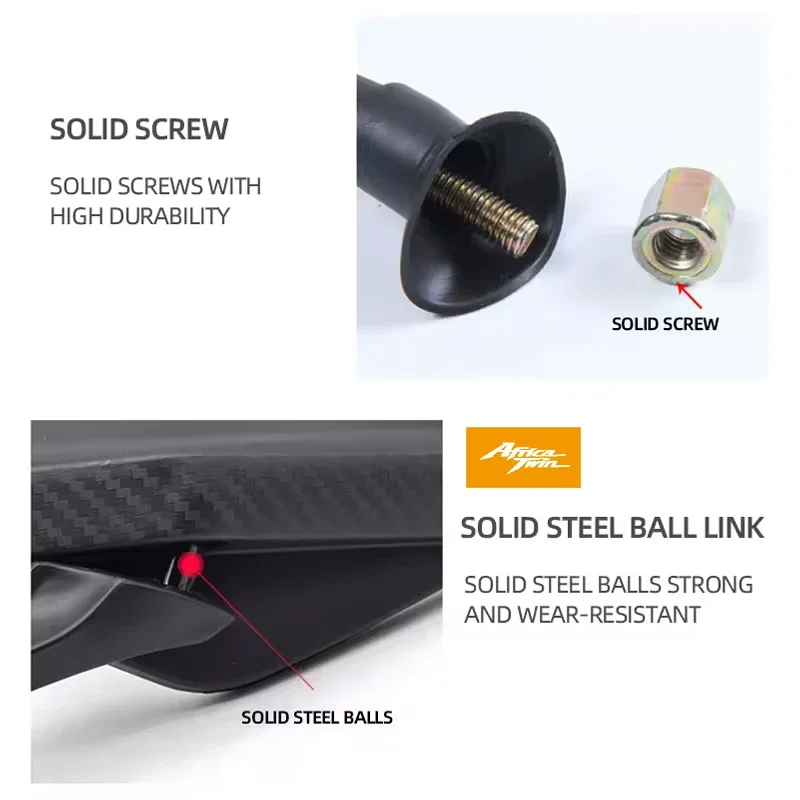 Зеркало заднего вида из углеродного волокна регулируемые выпуклые зеркала для