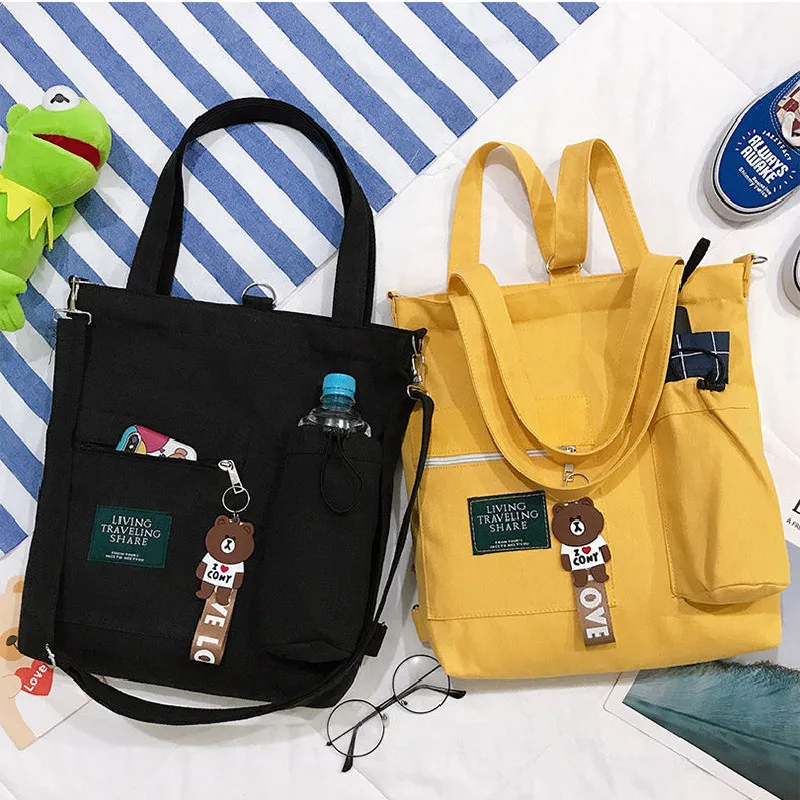 Women's Handbag Tote Canvas Cross Bag Youth Fashion Casual L