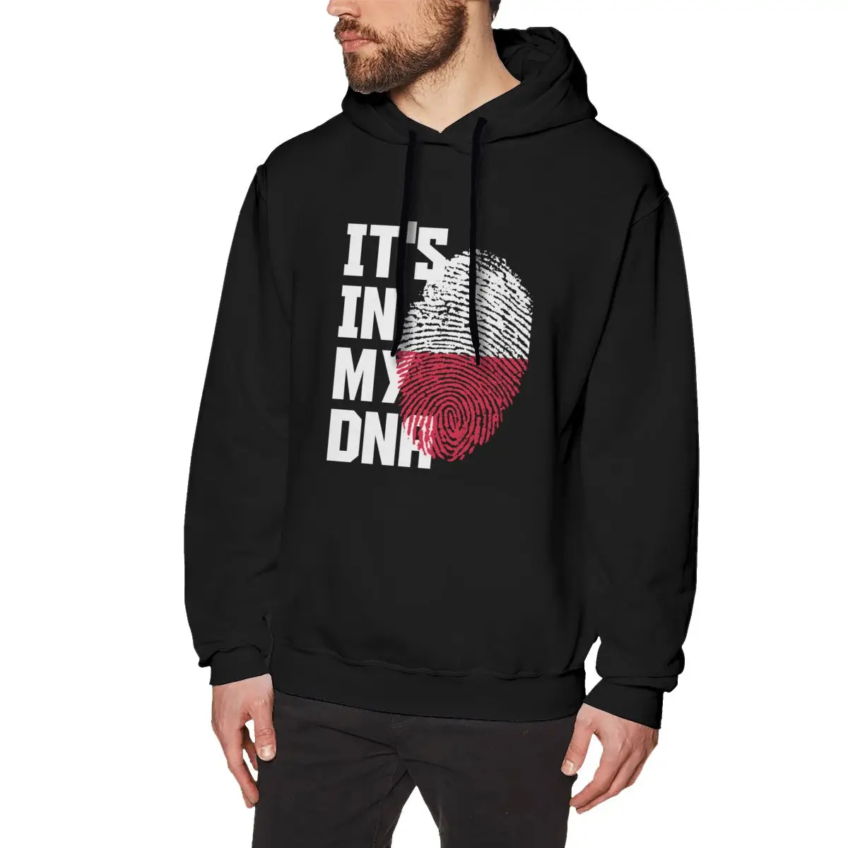 

Толстовка Мужская/женская с капюшоном и отпечатком пальца, в стиле хип-хоп