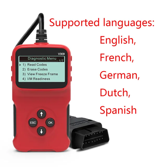 Eobd Obd 2 obd2 scanner automotive professional tool  Check engine analyzer Fault Light code reader  car diagnostic tools cars 3