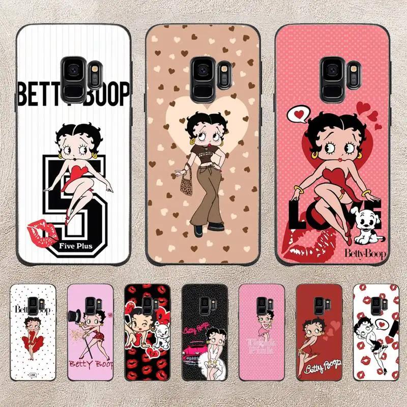 

B-Betty-Cute-Boop Phone Case For Samsung Galaxy A51 A50 A71 A21s A31 A41 A10 A20 A70 A30 A22 A02s A13 A53 5G Cover Coque