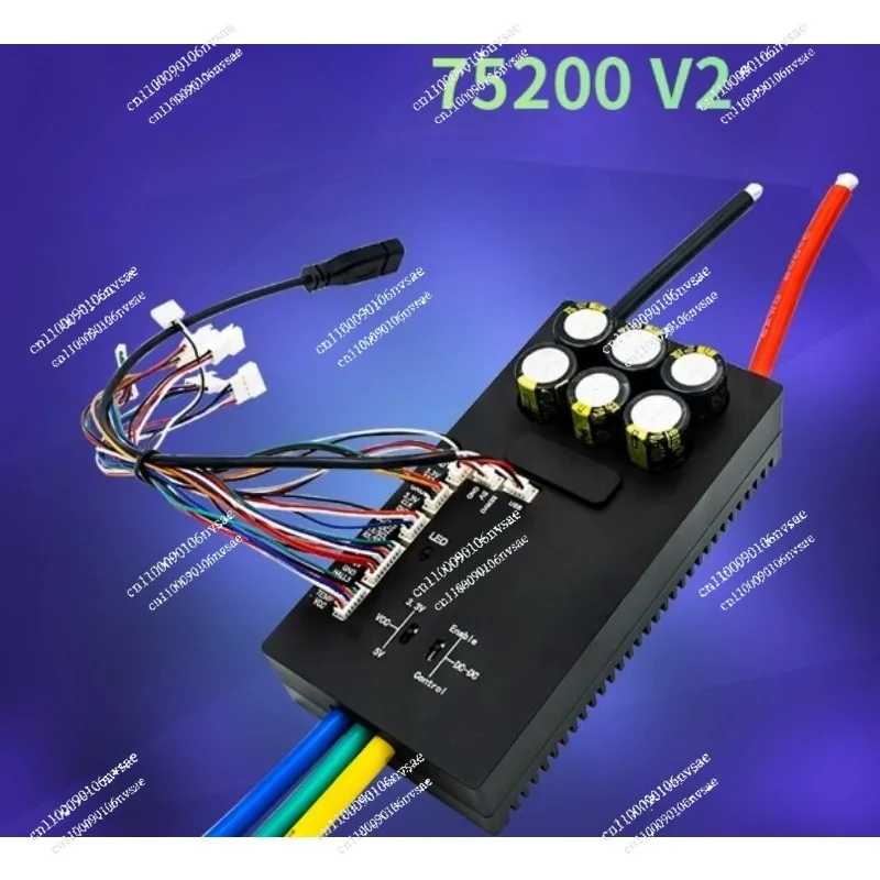 Фото Бесщеточный двигатель FOC для моделей самолетов 75200, алюминиевая плата PCB с корпусом/голая плата для VESC 75V200A V2 №1