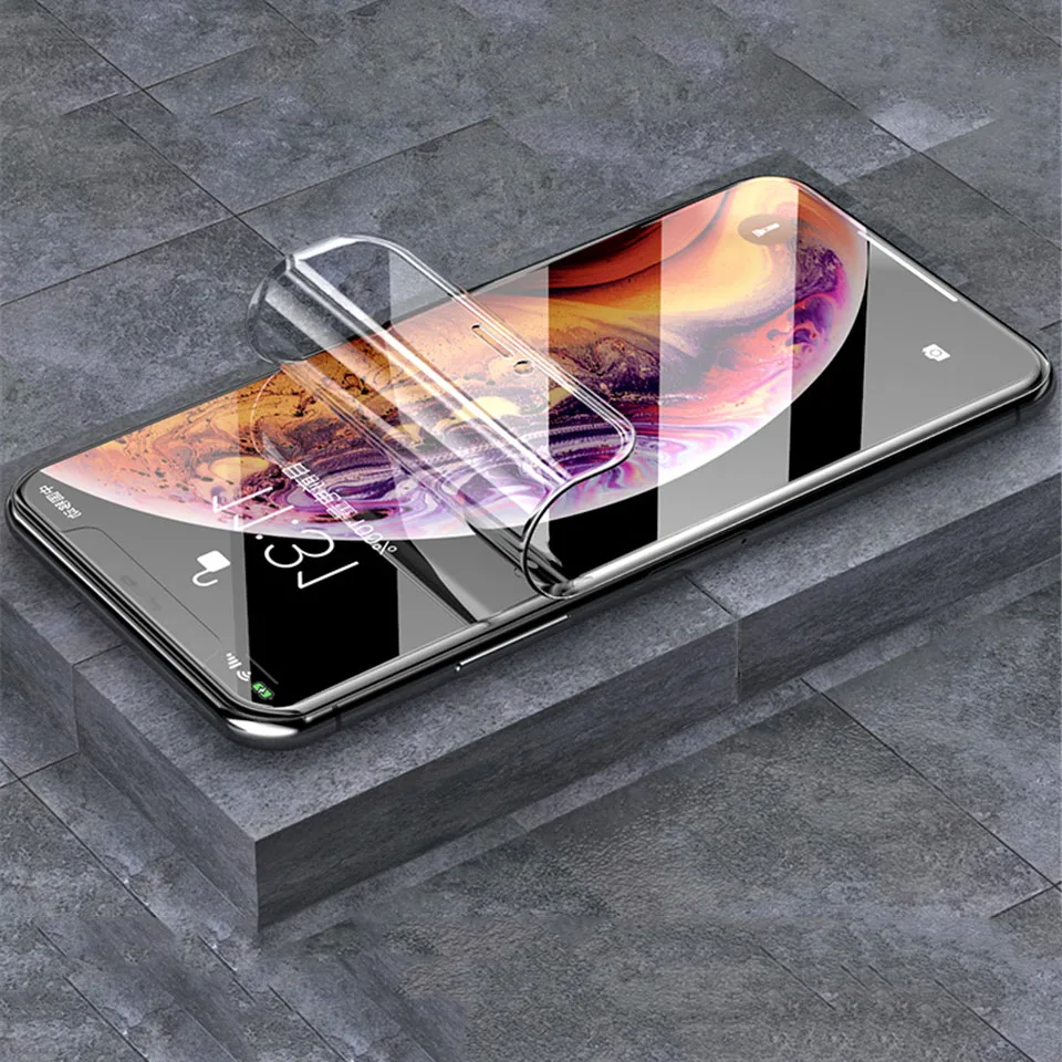 

Гидрогелевая пленка для iPhone 11 Pro Max, защита для экрана 13Pro Max, для iphone 12 Mini, мягкая пленка 6S, 7, 8 Plus, X, Xs Max, Xr, не стекло