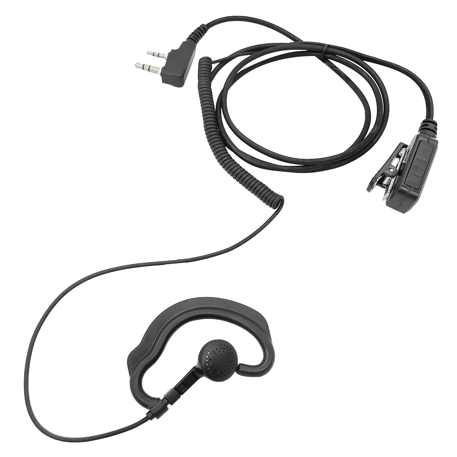 Wire-rolled G headphones  walkie talkie Earpiece microphone headset for baofen UV-3R, UV-5R, UV-5RA, UV-5X3, UV-5RX3, UV-5R V2+
