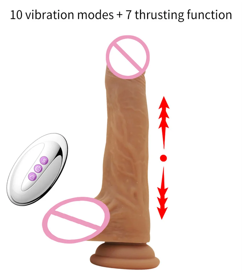 

Wireless Remote Telescopic Rotation Realistic Dildo Vibrator Adult Sex Machines Women Big Penis Dick Vagina Female Masturbation