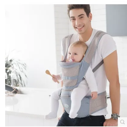 Multifunctional Baby Waist Stool Seat Four Seasons Breathable Front-holding Baby Shoulder Strap