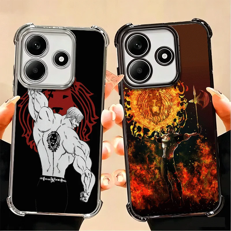 Фото Мягкий чехол для телефона Seven D-Deadlys Sins Escanor для Xiaomi Poco X7 X8 Pro Max X6 X5 X3 F8 Ultra F7 M8 M7 M5S Redmi 15C 15A 15 14C 1 №2