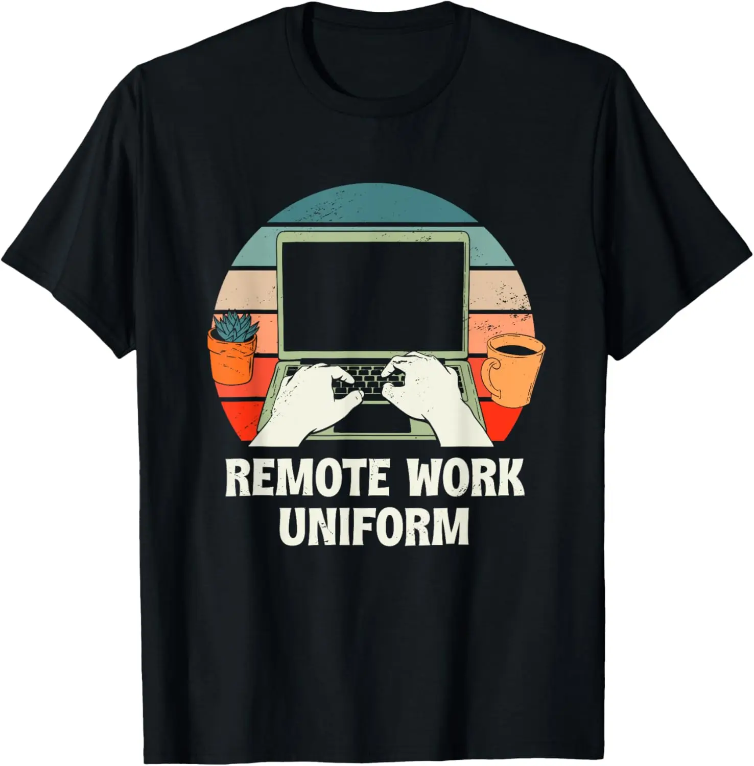 Удаленная рабочая униформа забавная футболка с юмором WFH для работы дома