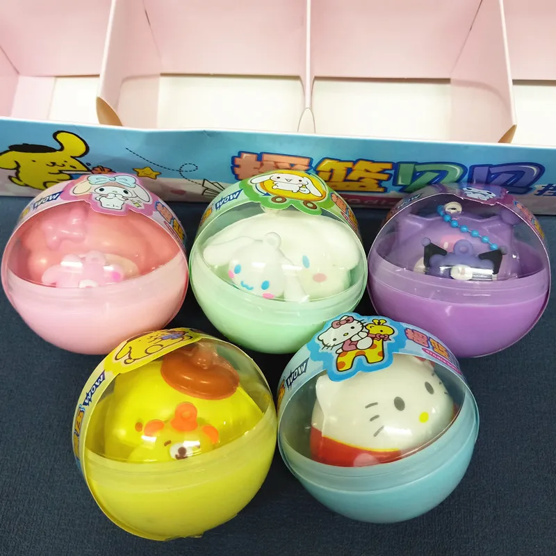 

Новый милый брелок Hello Kitty Kuromi Cinnamoroll Sanrio с героями мультфильмов, брелок-подвеска, креативные игрушки для декомпрессии, подарки, оптовая продажа