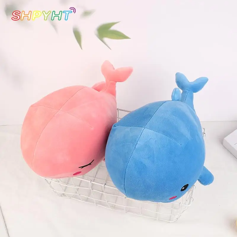 

35cm Kawaii Soft Whale Plush Toy Cartoon Animal Fish Stuffed Doll Baby Sleeping Pillow Cushion Kid Girlfriend Birthday Present