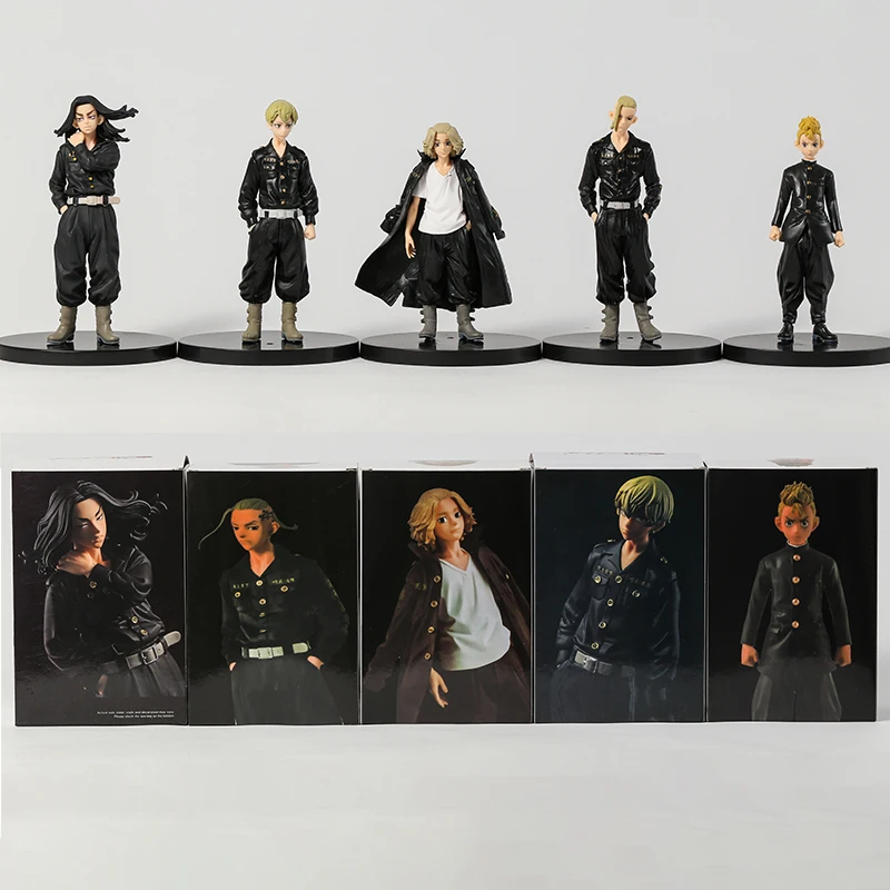 

Tokyo Revengers Manjiro Sano Takemichi Hanagaki Ken Ryuguji Matsuno Chifuyu Baji Keisuke Decoration Figure Collectible Toy