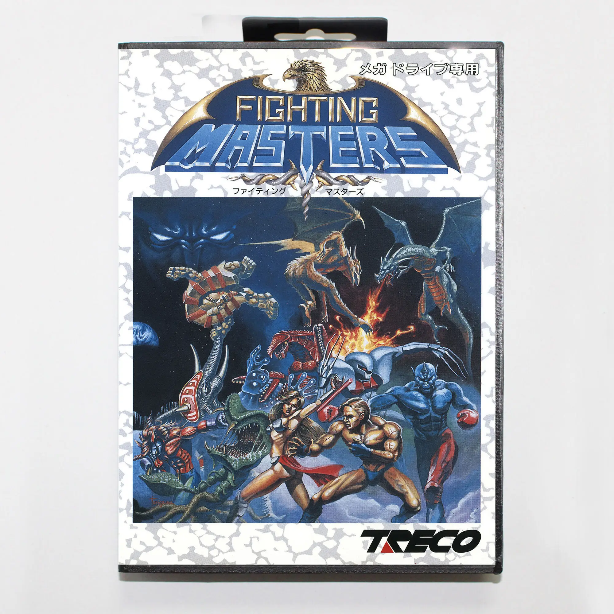 Игровая карта Fighting Masters с розничной коробкой 16-битная MD-тележка для системы Sega Mega