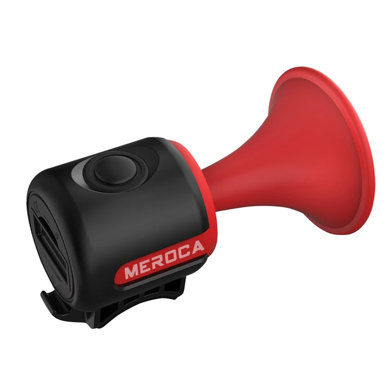 

MEROCA Bike Electronic Loud Horn 120 Db Warning Safety Electric Bell Siren Bicycle Handlebar Alarm Ring Bell Bike Accessories