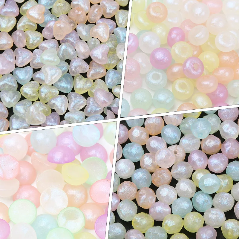 

Акриловые круглые бусины в форме сердца, 6/8/10/12 мм