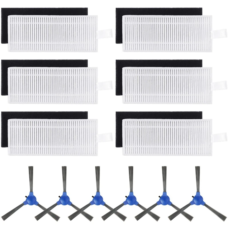 

Side Brush Filter Replacement Parts For Eufy Robovac 11S, 12, 15C, 30, 30C Robotic Vacuum Cleaner