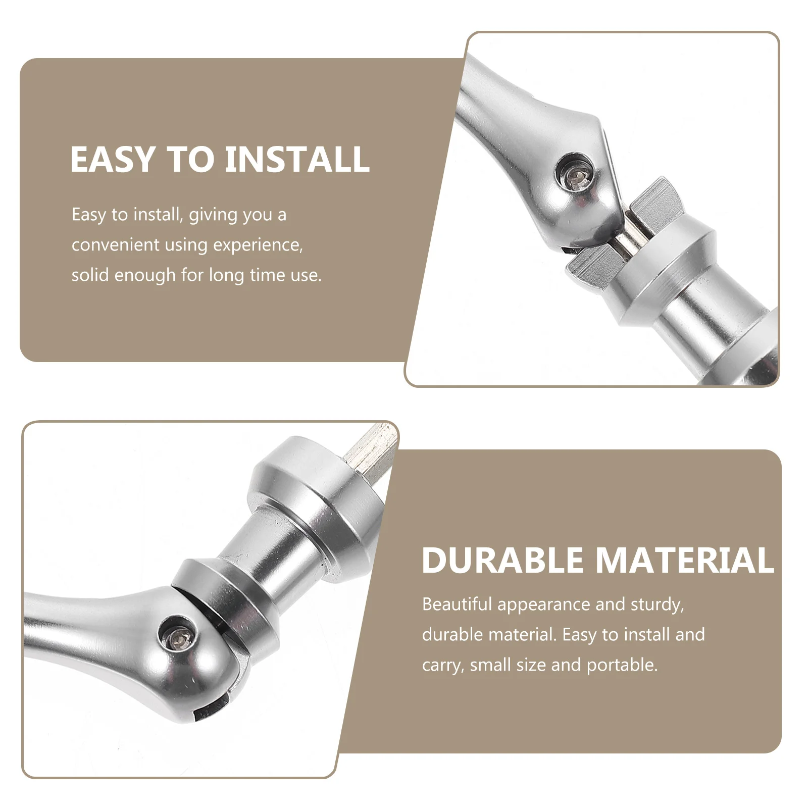 

Grab Handles Grips Fishing Tackle Single Rocker Rotatable Reel Hex Pole Lightweight Supply