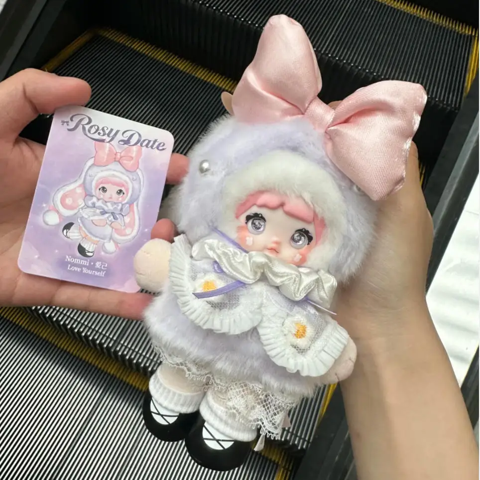 Фото TOPTOY Серия RosyDate: Плюшевые игрушки-сюрпризы Nommi FoFo Dui Dui Piro Piroo в закрытых коробках, подвески, милые модные коллекционные куклы, подарок №1