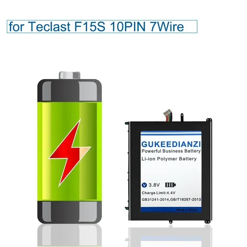 Аккумулятор GUKEEDIANZI 28168243 П 30154200 P 6200 мАч для Teclast F15S UTL- 2778180 -2S 2978180 3078180 10-контактный