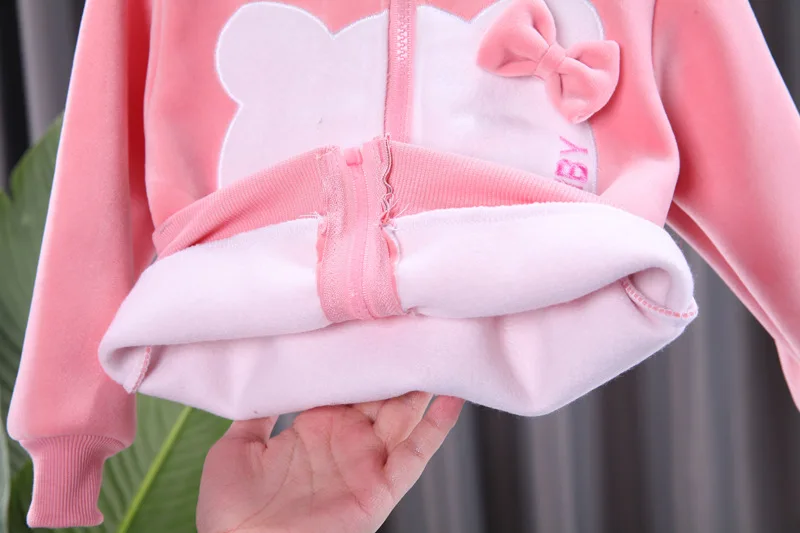 Большой Плюшевый Детский Пижамный Комплект Унисекс Хлопковый С Капюшоном И