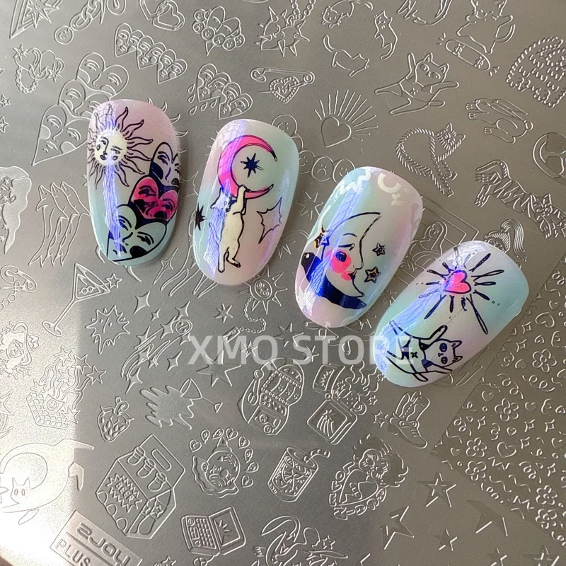 Фото XMQ NAIL ART СТИМПИРУЮЩИЕ ПЛАТКИ МИЛЫЕ ДИЗАЙНЫ ТЕМПЕРАТЫ ДИВЧАТКИ IMGAEPLTES №2