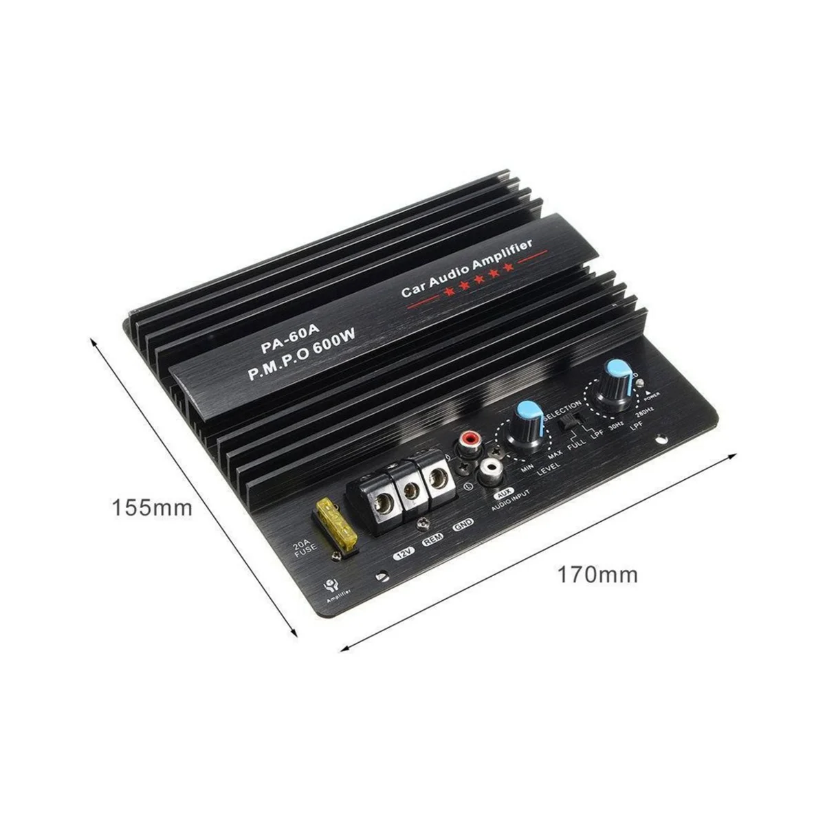 Усилитель мощности автомобильной аудиосистемы 12 В 600 Вт