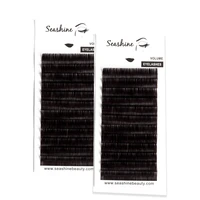 seashine lashes individual eyelash extension private label silk lash b c d curl 8 15mm classic lash free shipping