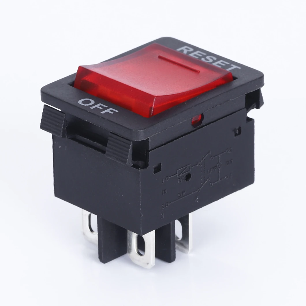

Current Overload Protector 5A20A Large Current Two In One Ship Type Switch Protector Is Applicable To UPS/PDU