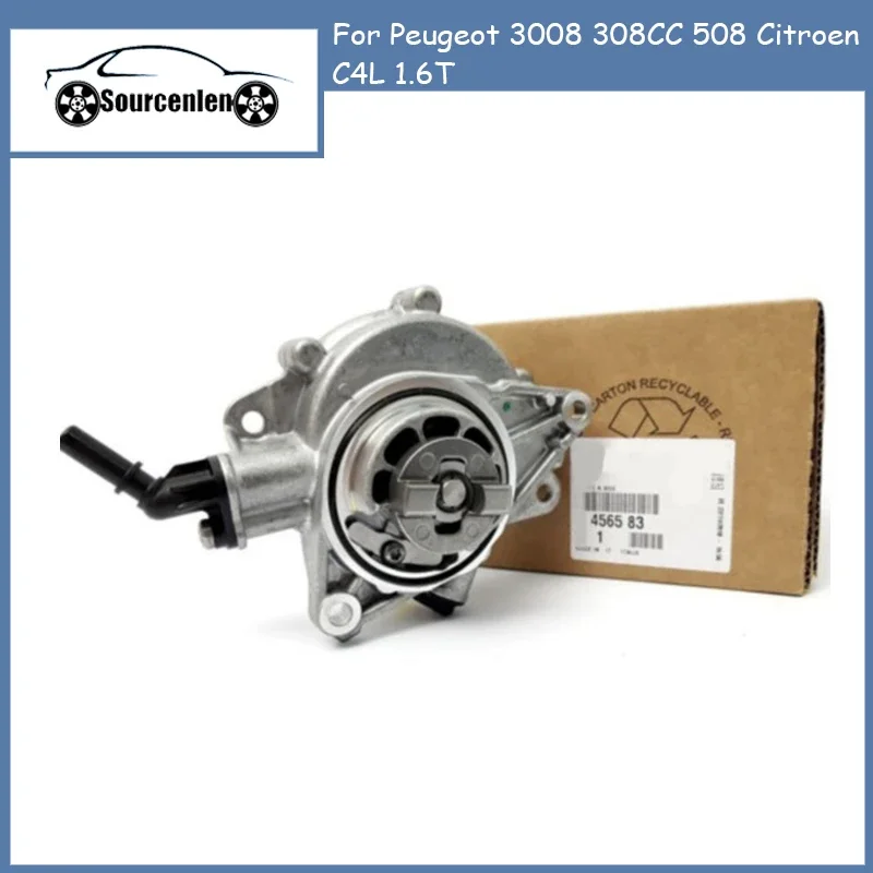 

1Pcs 456583 9812155680 11667556919 Original Brake Vacuum Pump Air Pump For Peugeot 3008 308CC 508 Citroen C4L 1.6T