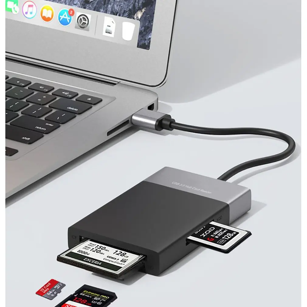 

Устройство для чтения карт памяти USB 3,0, 6 в 1, кабель 8 см