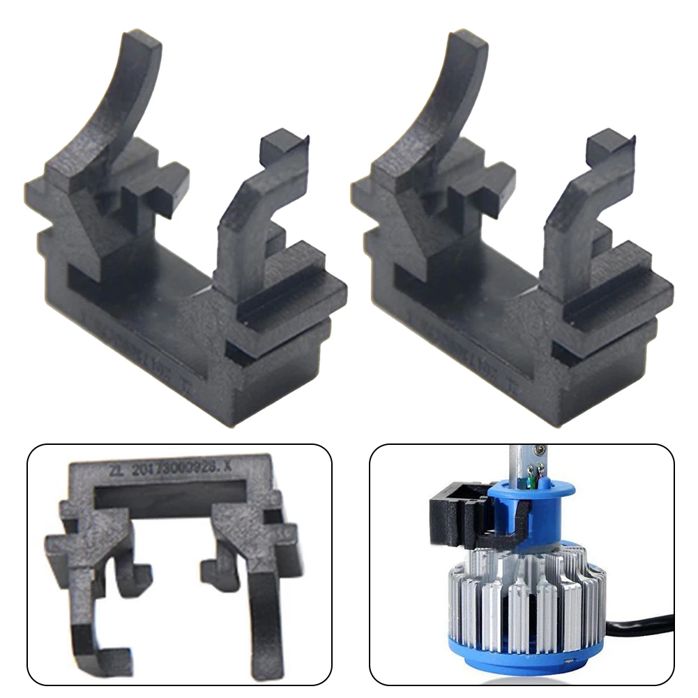 

2 шт. H1 светодиодные держатели ламп для фар, адаптеры, розетка для Ford Focus Fiesta, автомобильные фары дальнего света, цоколь для крепления