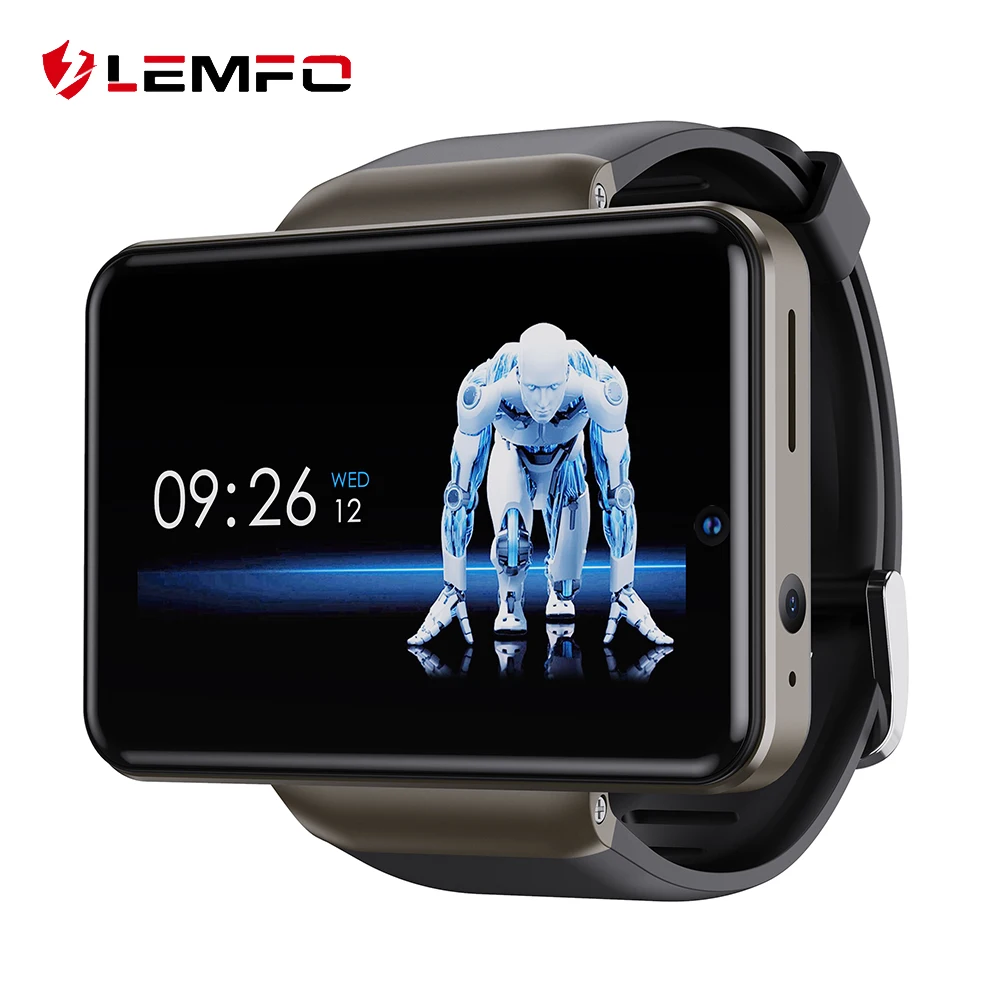 Смарт-часы LEMFO DM101 4G 3 ГБ 32 2 41 дюйма LTE Android 7 умные часы для мужчин разрешение 640*480