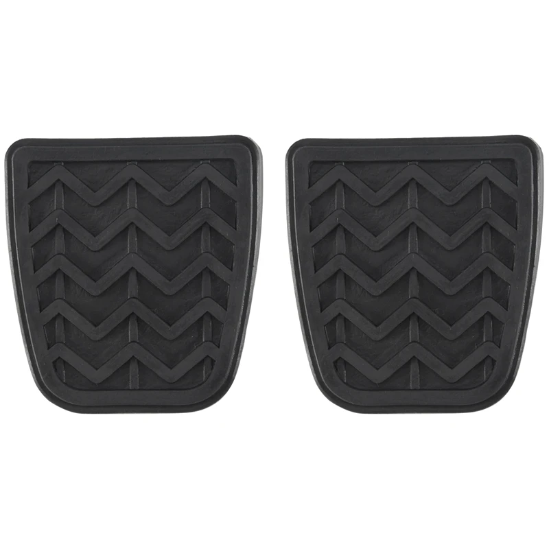 2PCS Clutch Brake Pedal Pad Rubber For Toyota Camry Hilux Vigo KUN 31321-52010 3132152010