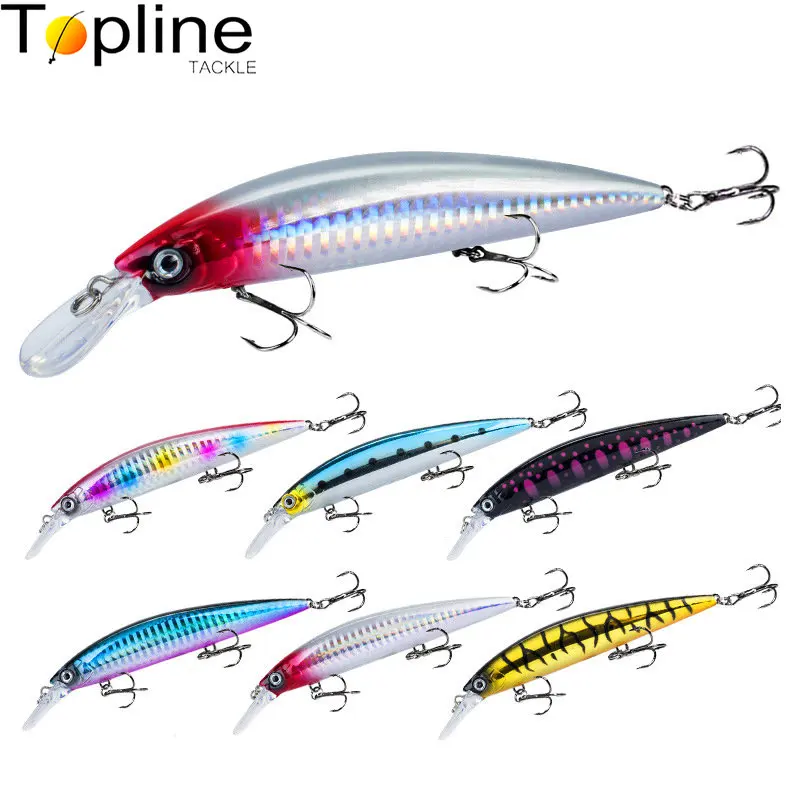 

Рыболовная искусственная приманка с тройным крючком, 130 мм, 36 г