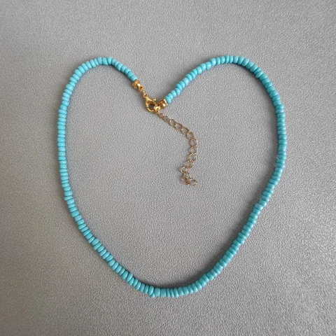 Короткое ожерелье Dibeillia из рисовых бусин