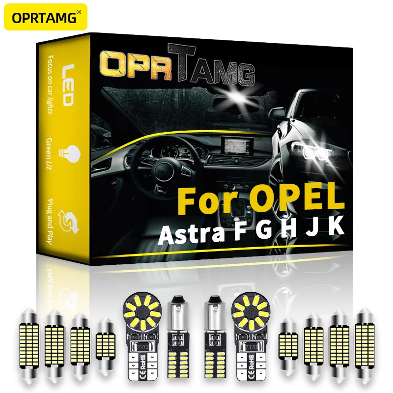 

OPRTAMG Canbus Led Light For OPEL Astra F G H J K 2006 2007 2008 2009 2010 2011 2012 2013 2014 2015 2016 2017-2022 Car interior