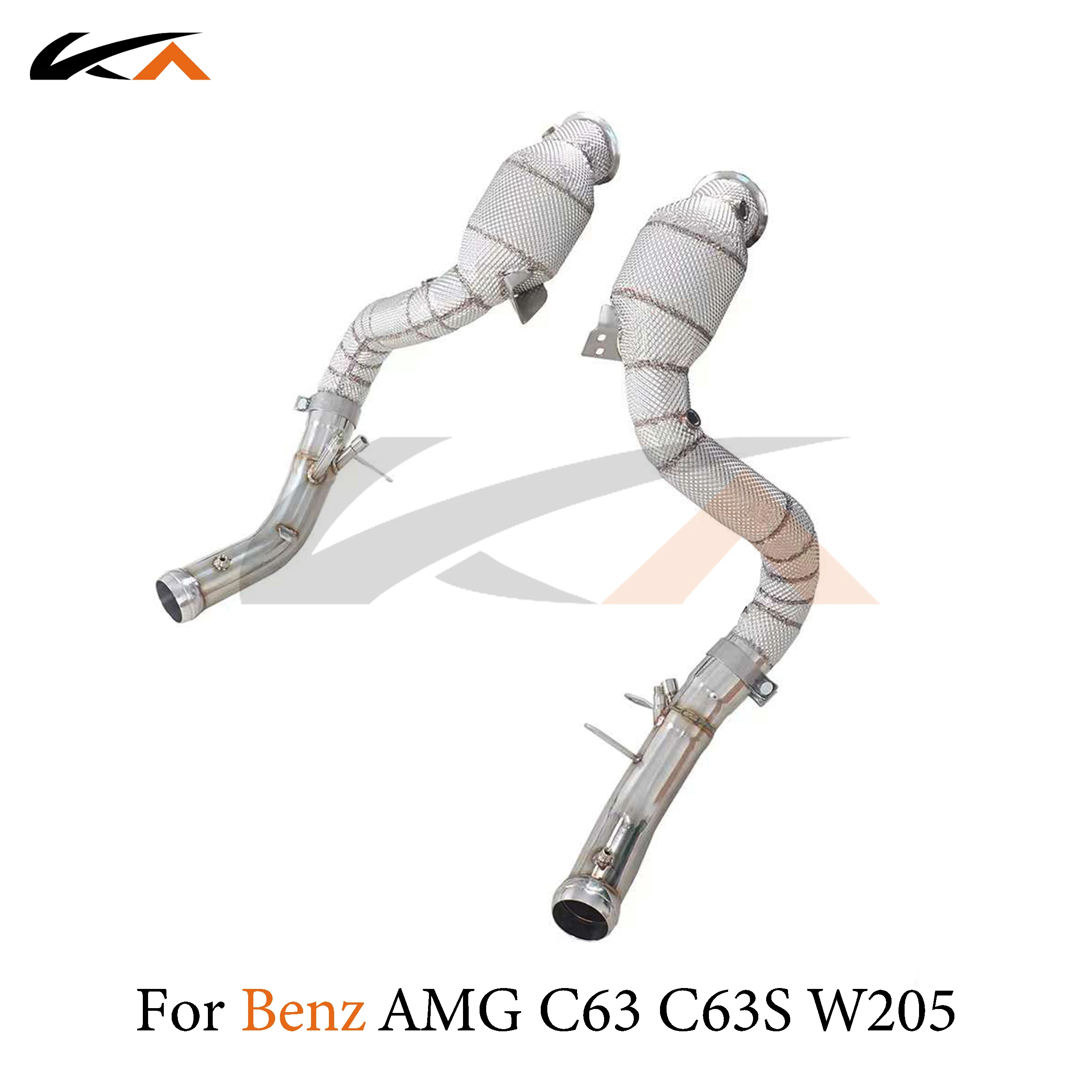 KA тюнинг выхлопной системы заголовок из нержавеющей водосточной трубы для