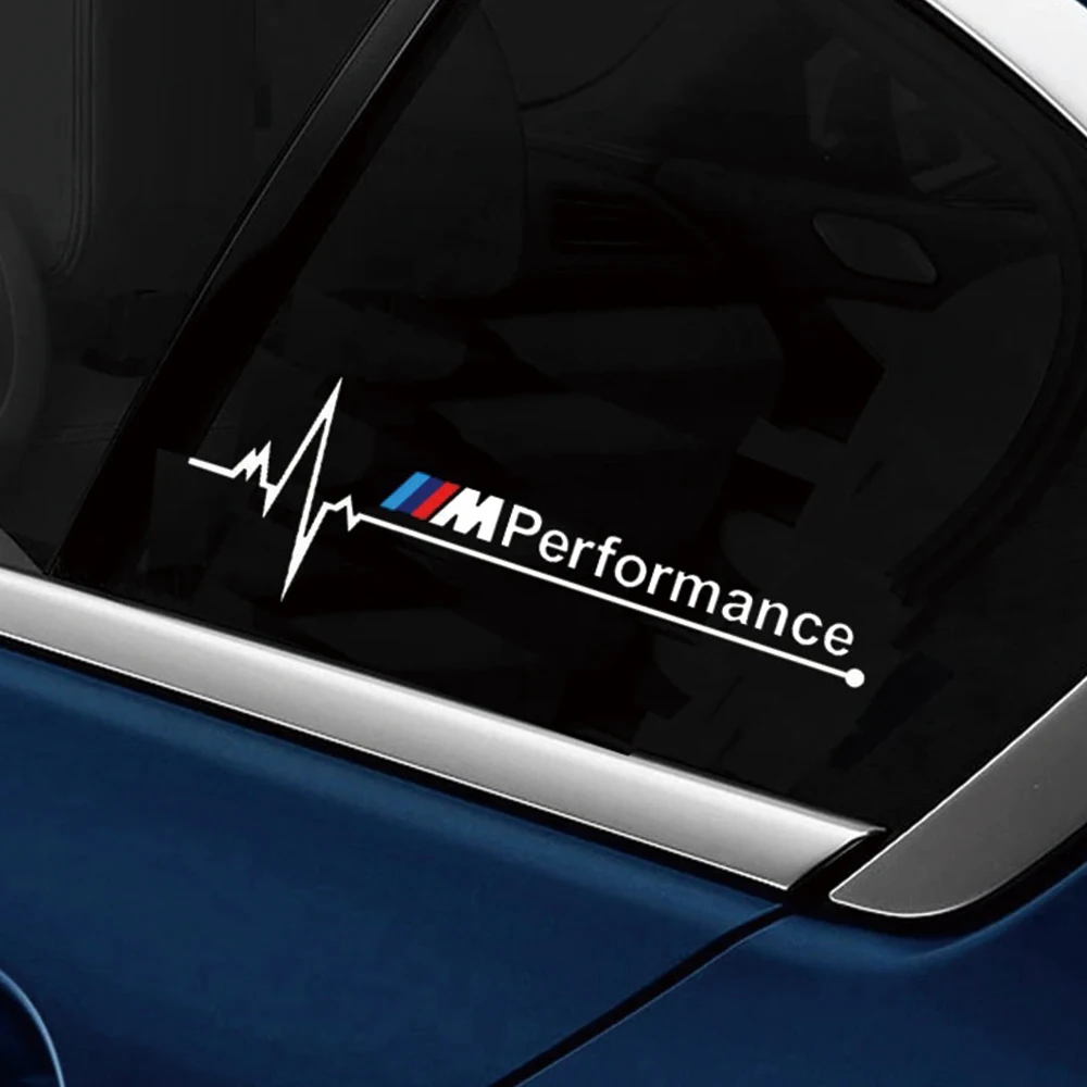 2 шт. наклейка на кузов автомобиля для BMW M Performance X1 X3 X5 X6 M3 M5 M6 E28 E30 E36 E46 F84 F87 F10 F20 F30 G01
