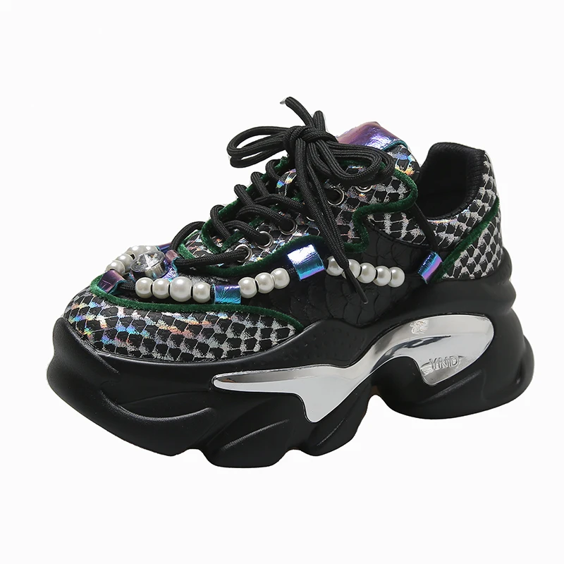 

Женские повседневные кроссовки, удобные кроссовки на толстой танкетке, трендовые кроссовки на толстой подошве, подходящие цвету