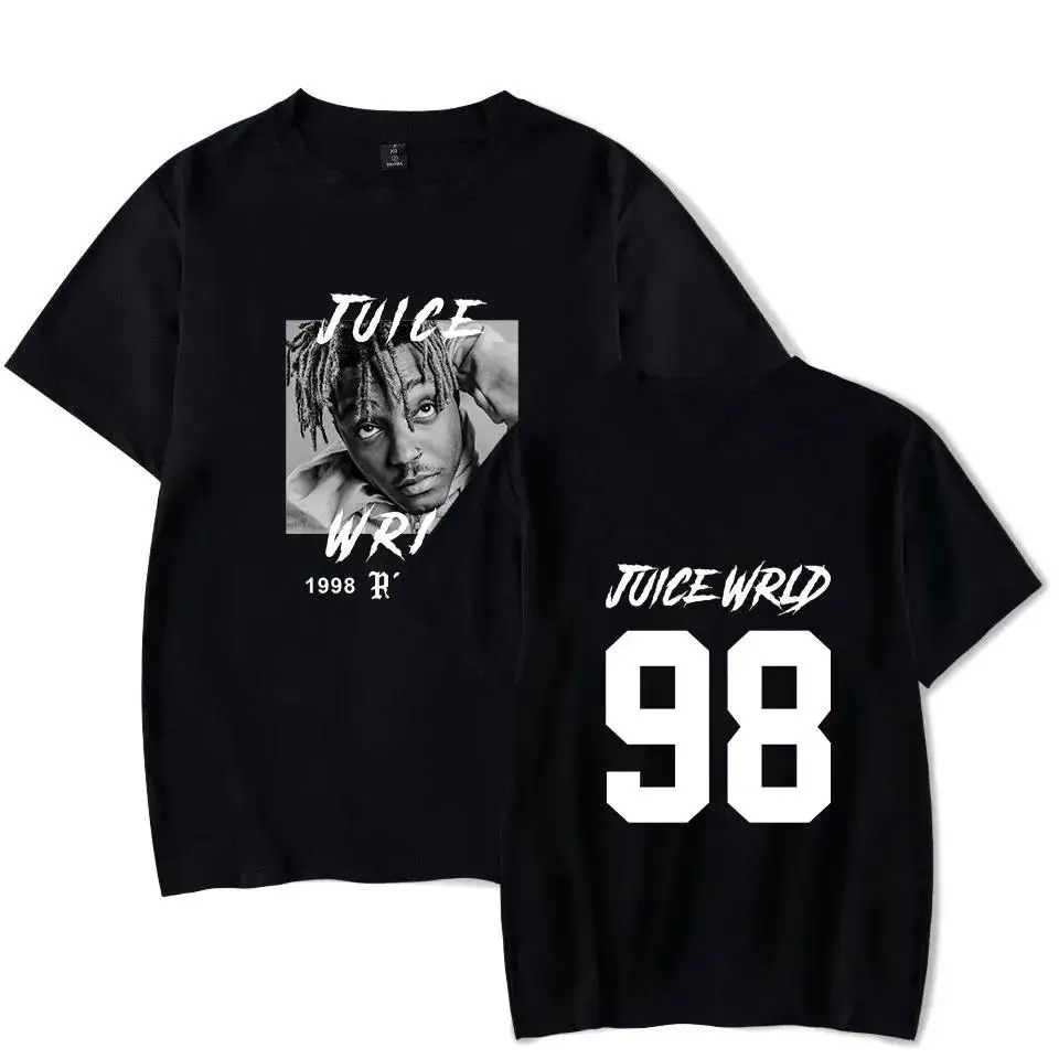 

Hot Sale Juice WRLD T shirt Men Women New Fashion Boys Girls Hip Hop Short Sleeve Tees Suitable Casual Summer White t-shirt