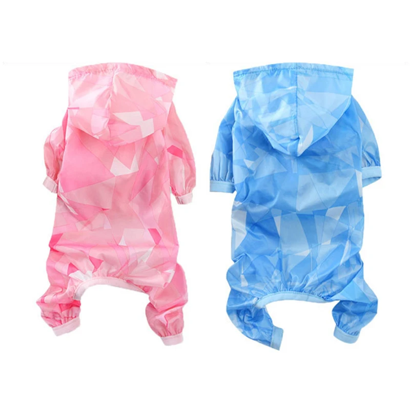 

Pets Dog Raincoat Sun-proof Clothing Summer Sun Protection Hoodie For Small Medium Dog Clothes Nylon Elastic Puppy Cat Clothing