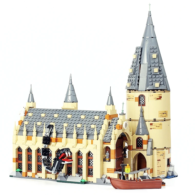 

39144 Hogwarts Great Hall Compatibility 75954 Building Blocks Bricks Toys birthday gift For Children