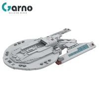 moc treks uss titaned ncc 80102 spaceship building blocks assembled airship military combat puzzle boy childrens toy gift