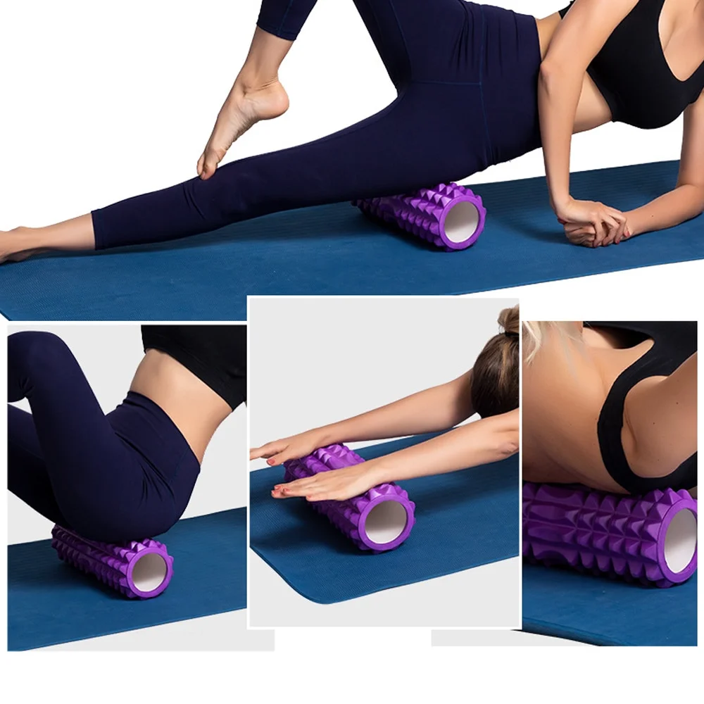 

26/30cm Yoga Column Gym Fitness Pilates Foam Roller Exercise Back Massage Roller Yoga Brick Home Fitness Equipment