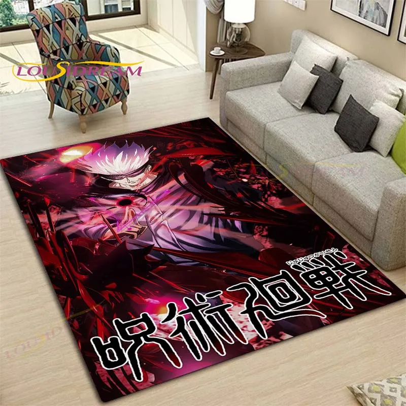 

Cartoon Jujutsu Kaisen Floor Mat Door Mat Bathroom Non-slip Carpet Anime Carpet Printing Floor Mat Carpet