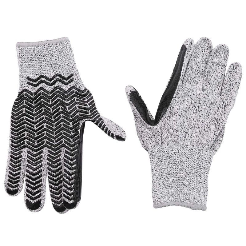 Акция! Перчатки для защиты от порезов Нескользящие силиконовые перчатки уровня 5